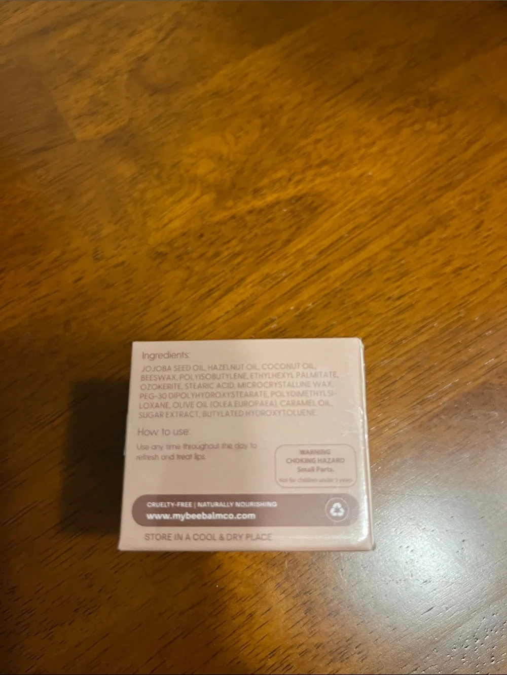Brown Sugar Latte Lip Balm - Soft Pink Packaging